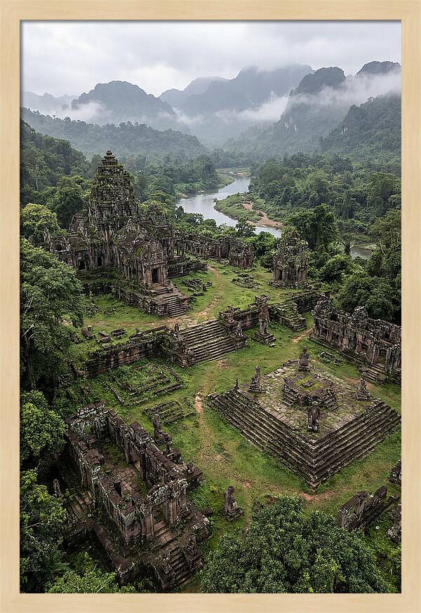 Ancient Ruins Amidst Lush Greenery