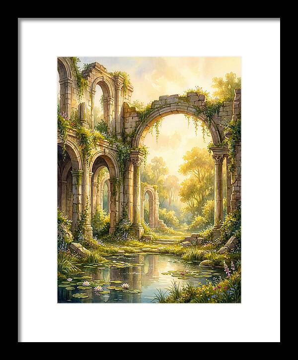 Ancient Ruins Bathed In Light
