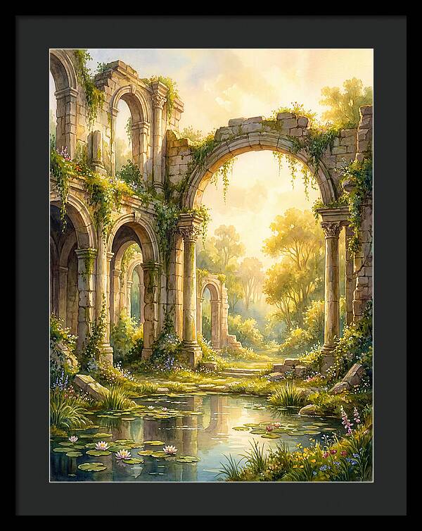 Ancient Ruins Bathed In Light
