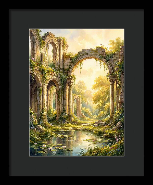 Ancient Ruins Bathed In Light