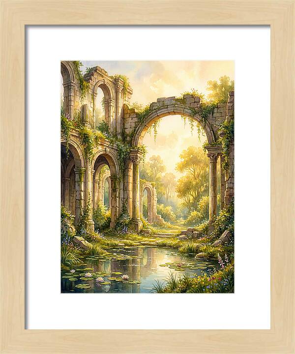 Ancient Ruins Bathed In Light