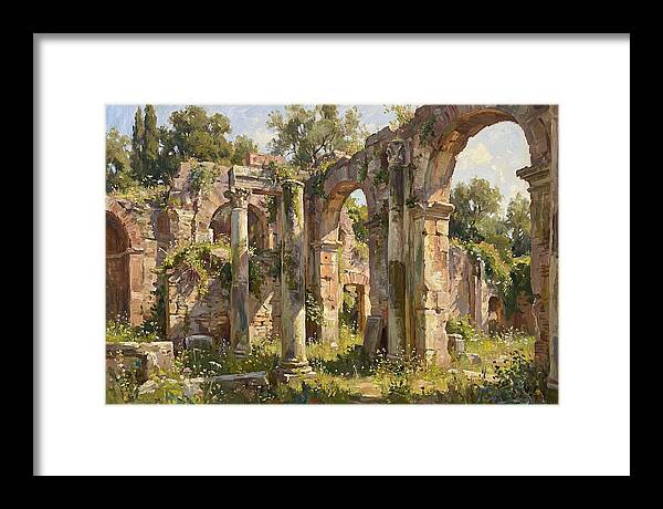 Ancient Ruins Embraced By Nature