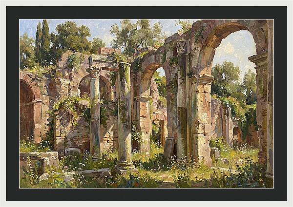 Ancient Ruins Embraced By Nature