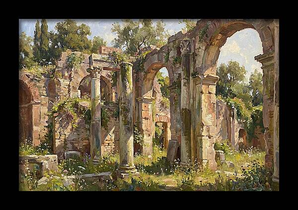 Ancient Ruins Embraced By Nature