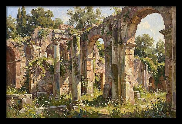 Ancient Ruins Embraced By Nature