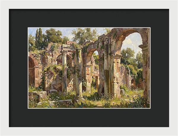 Ancient Ruins Embraced By Nature