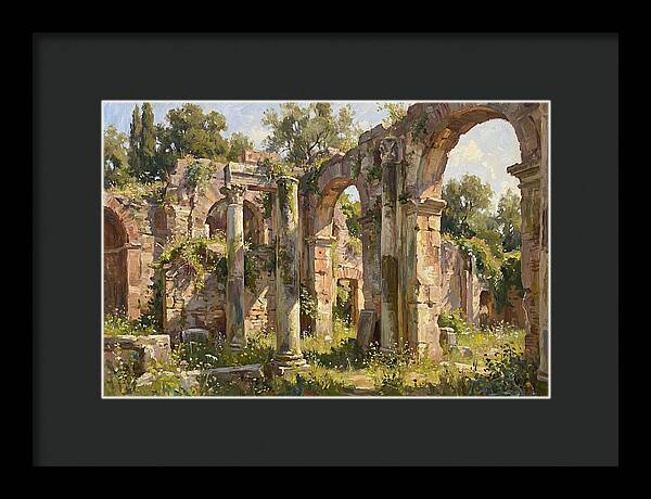Ancient Ruins Embraced By Nature