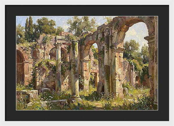 Ancient Ruins Embraced By Nature