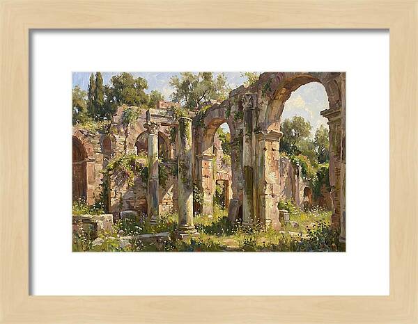 Ancient Ruins Embraced By Nature