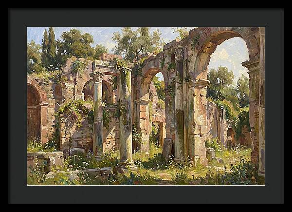 Ancient Ruins Embraced By Nature