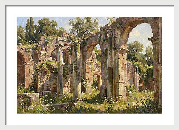 Ancient Ruins Embraced By Nature