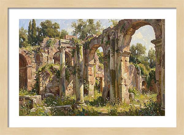 Ancient Ruins Embraced By Nature
