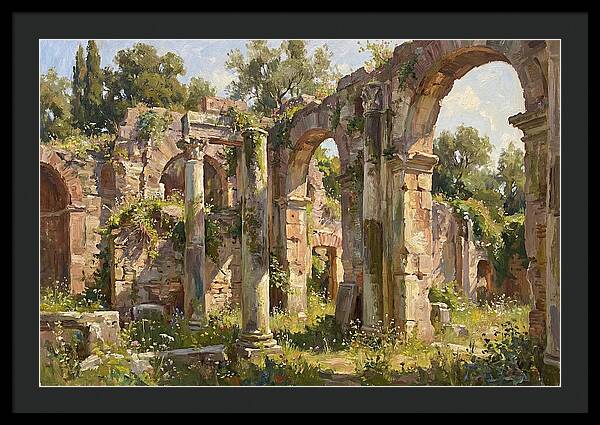 Ancient Ruins Embraced By Nature