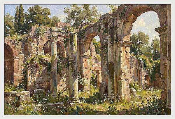 Ancient Ruins Embraced By Nature