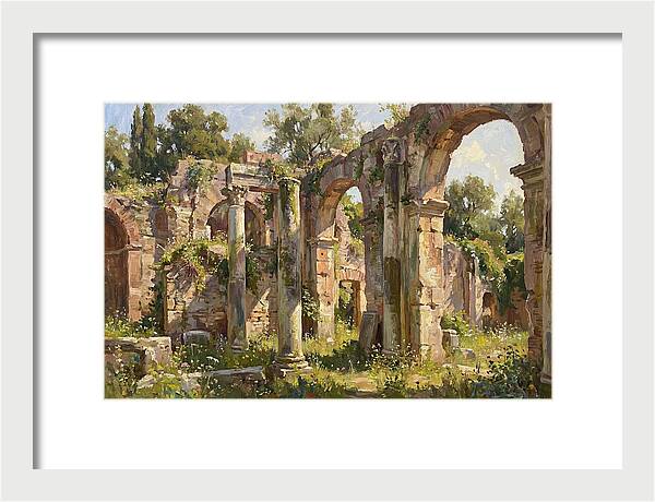 Ancient Ruins Embraced By Nature