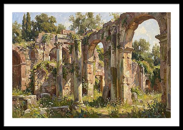 Ancient Ruins Embraced By Nature