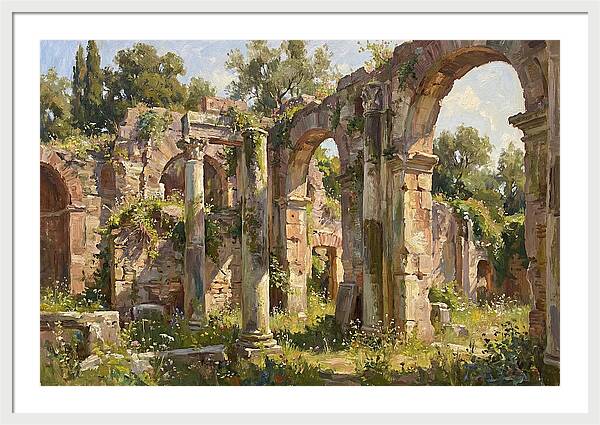 Ancient Ruins Embraced By Nature