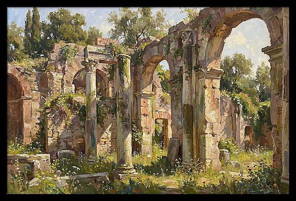 Ancient Ruins Embraced By Nature