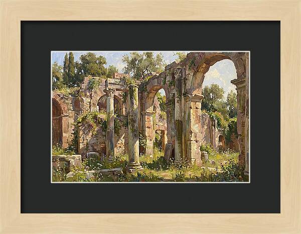 Ancient Ruins Embraced By Nature