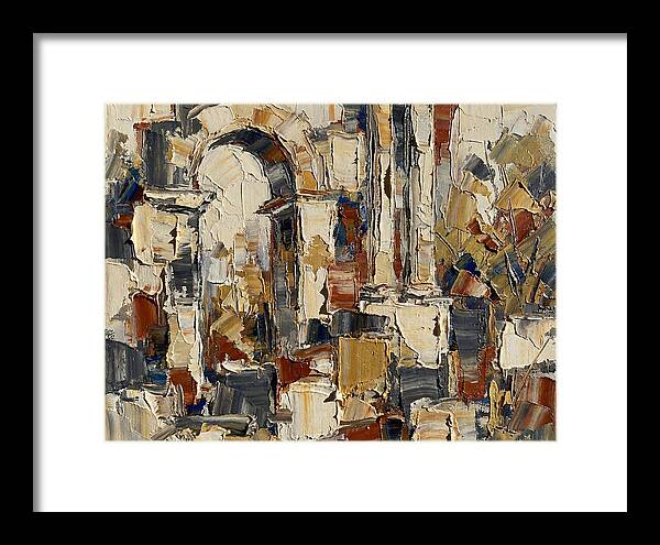 Ancient Ruins In Earthy Tones