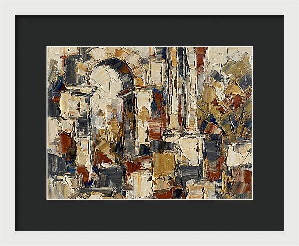 Ancient Ruins In Earthy Tones