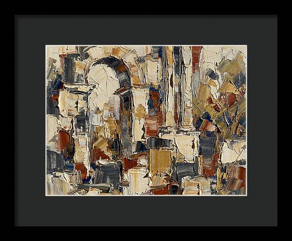 Ancient Ruins In Earthy Tones