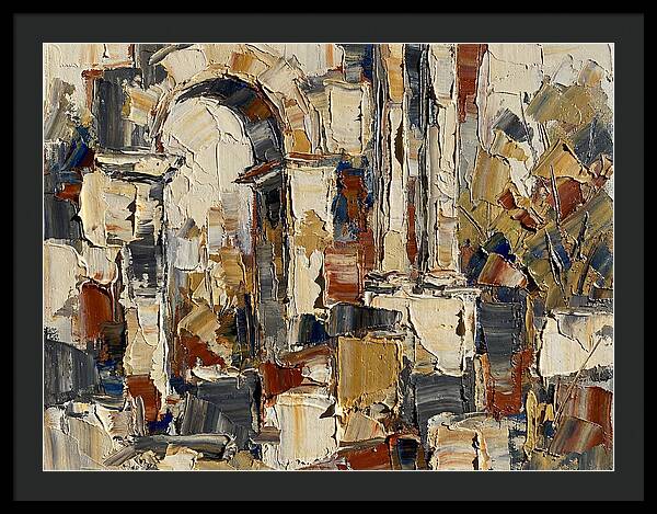 Ancient Ruins In Earthy Tones