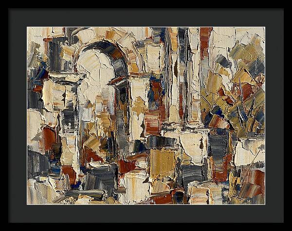 Ancient Ruins In Earthy Tones