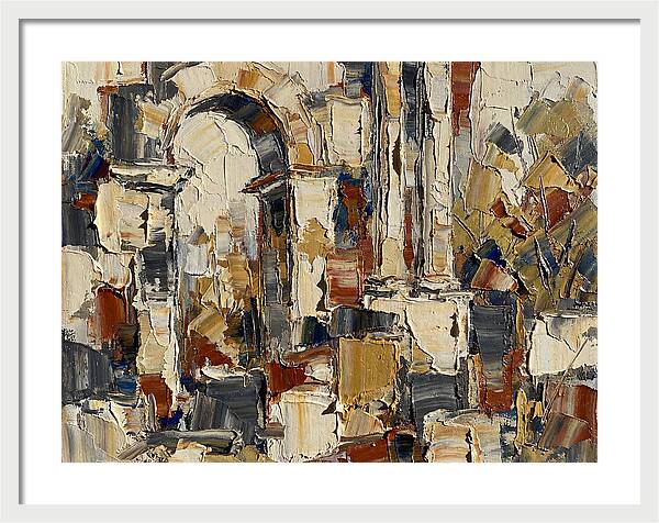 Ancient Ruins In Earthy Tones