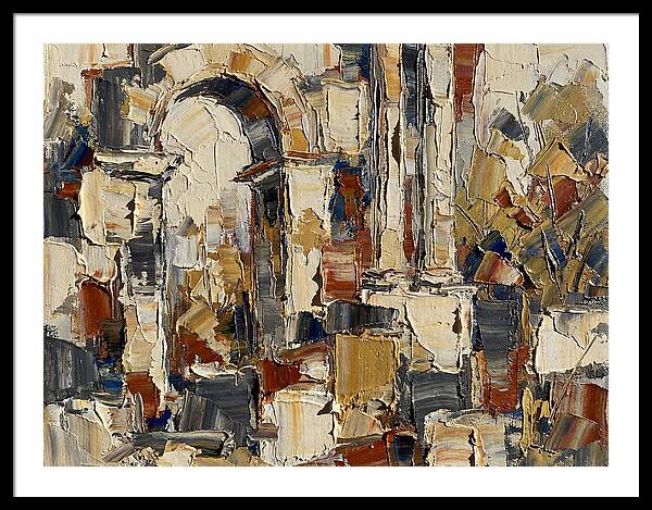 Ancient Ruins In Earthy Tones