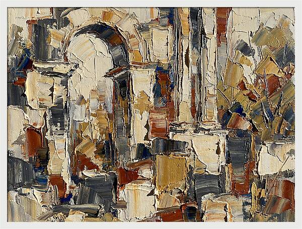 Ancient Ruins In Earthy Tones