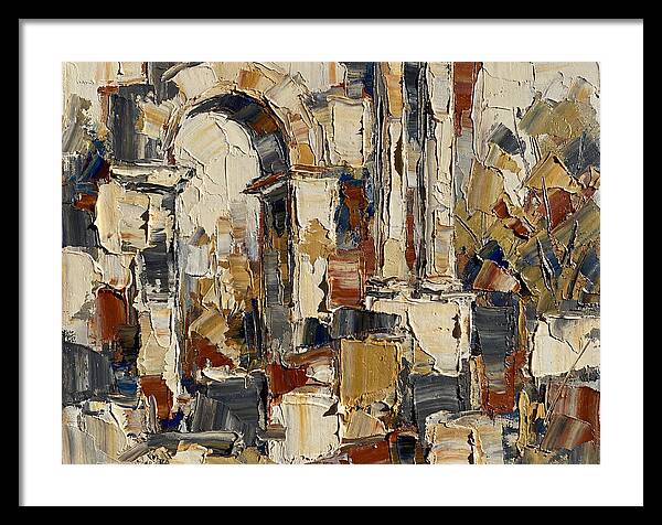 Ancient Ruins In Earthy Tones