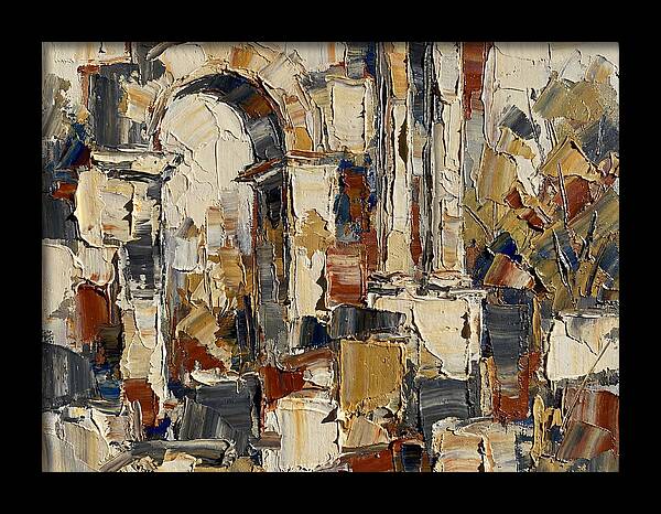 Ancient Ruins In Earthy Tones