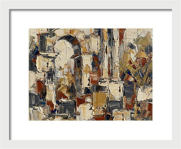 Ancient Ruins In Earthy Tones