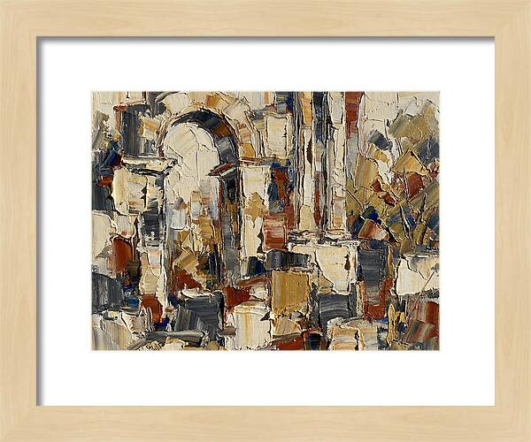 Ancient Ruins In Earthy Tones