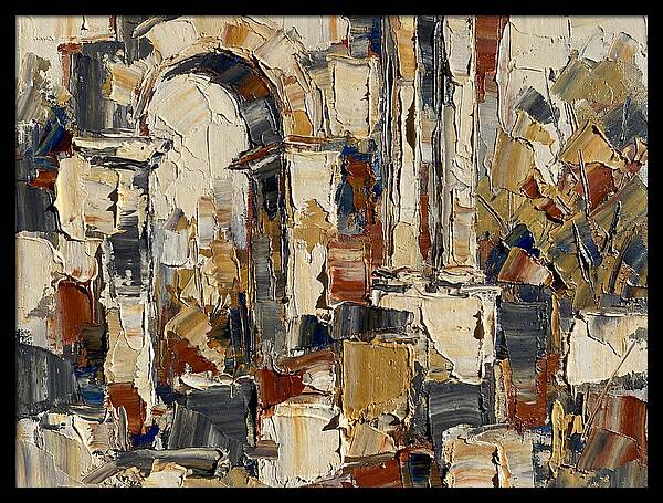 Ancient Ruins In Earthy Tones