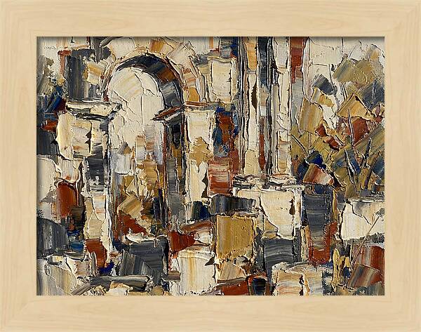 Ancient Ruins In Earthy Tones