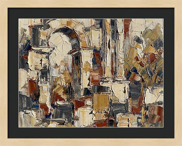 Ancient Ruins In Earthy Tones