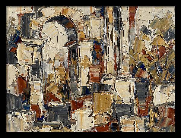 Ancient Ruins In Earthy Tones