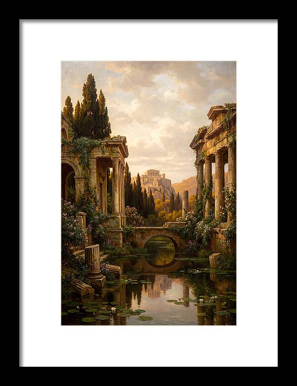 Ancient Ruins Reflected In Time