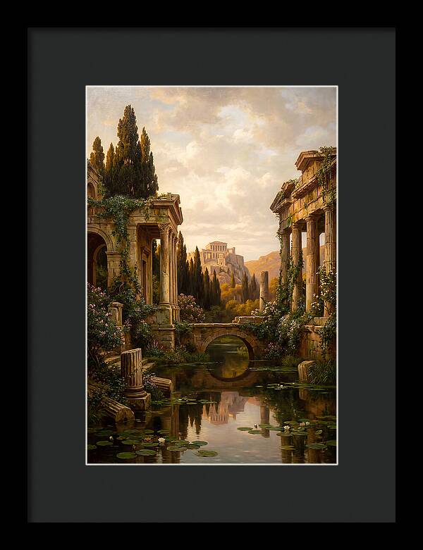 Ancient Ruins Reflected In Time