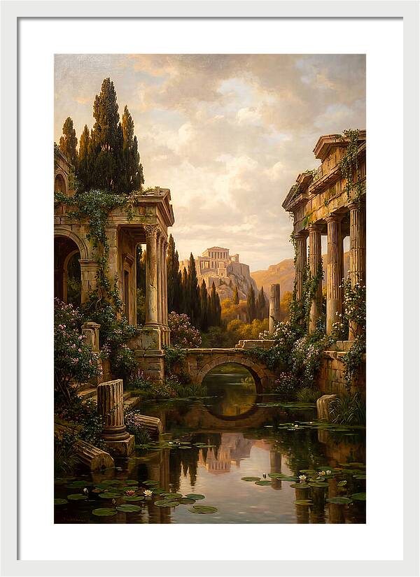 Ancient Ruins Reflected In Time
