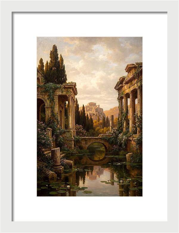 Ancient Ruins Reflected In Time