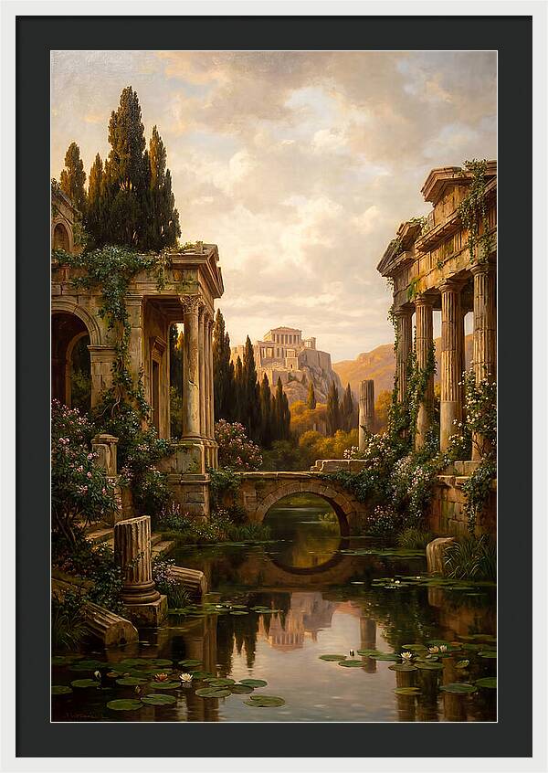 Ancient Ruins Reflected In Time
