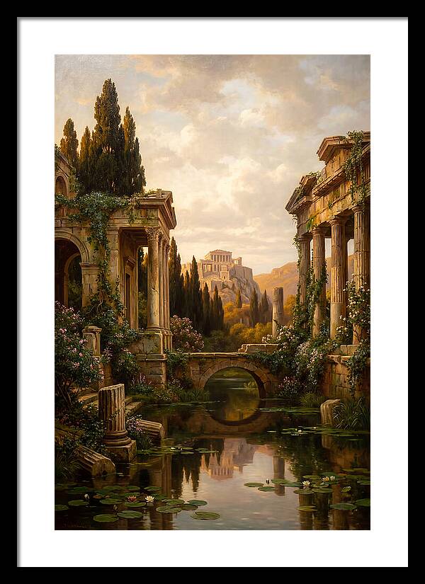 Ancient Ruins Reflected In Time