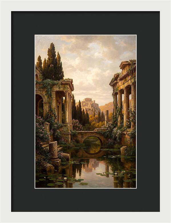 Ancient Ruins Reflected In Time