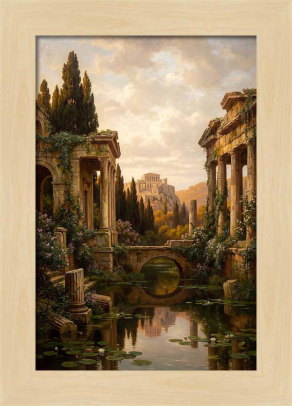 Ancient Ruins Reflected In Time