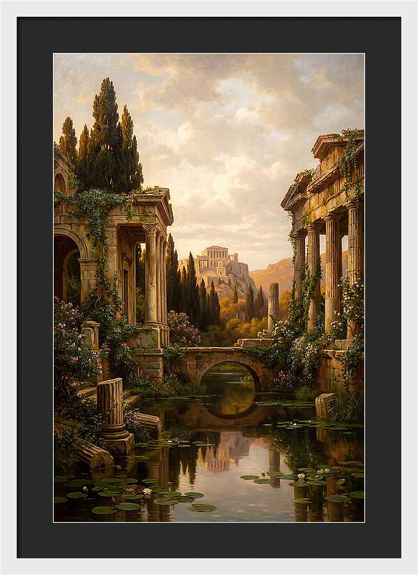Ancient Ruins Reflected In Time