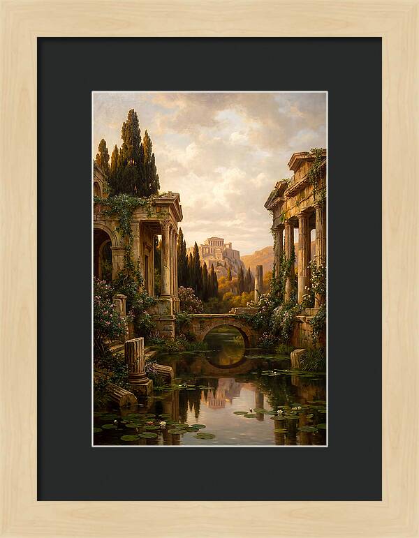 Ancient Ruins Reflected In Time