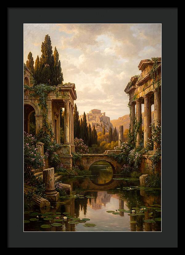 Ancient Ruins Reflected In Time